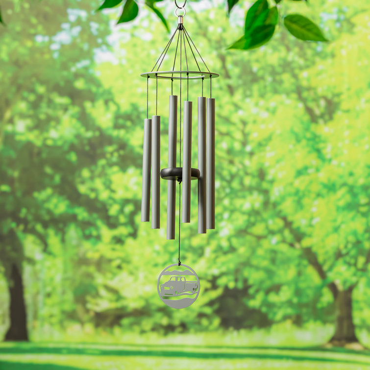 Millwood Pines Southwest Laser Cut Metal Hand Tuned Wind Chime